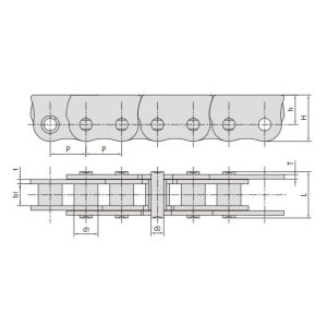 sürgülü pencere için bükülme önleyici zincir