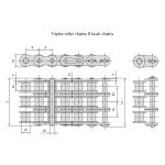 A serisi kısa adımlı hassas makaralı zincir