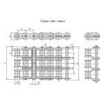 B serisi kısa adımlı hassas makaralı zincirler