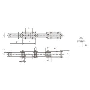 asansör için konveyör zinciri