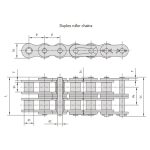 ağır hizmet serisi makaralı zincirler