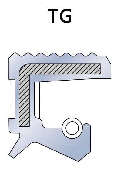 thread skeleton oil seal