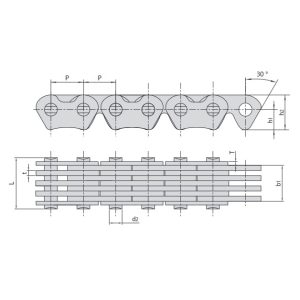 araba motoru için zamanlama sessiz zincirleri