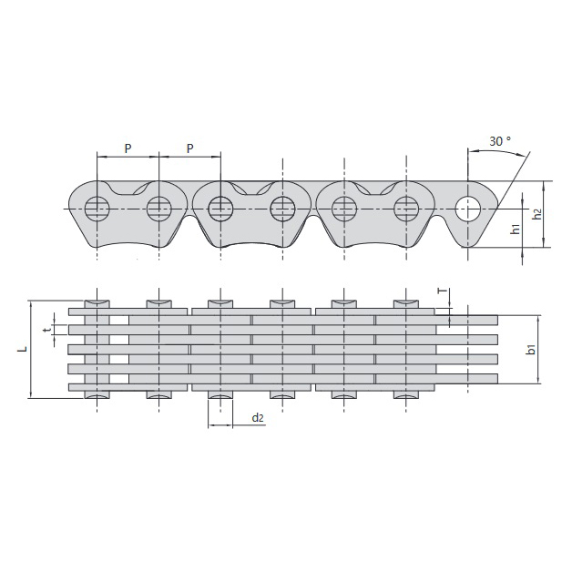 araba motoru için zamanlama sessiz zincirleri