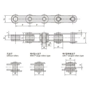 zc serisi içi boş pimli konveyör zinciri