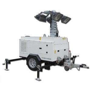 hidrolik asansörlü mobil dizel metal halide ışık kulesi