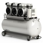 dental elektrikli yağsız hava kompresörü