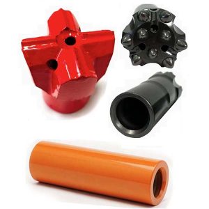 R32 düğmeli çapraz matkap ucu ve bağlantı manşonu